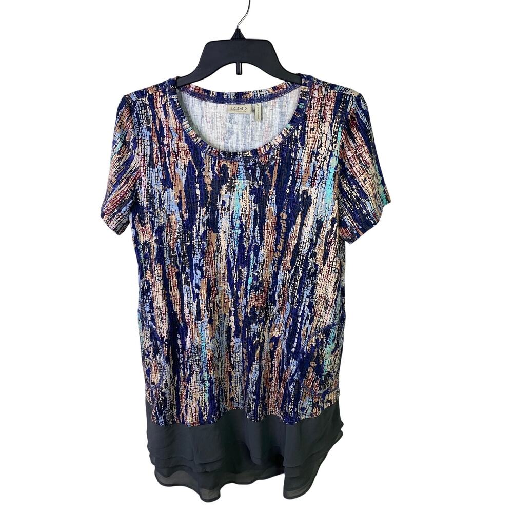 LOGO by Lori Goldstein tunic size small